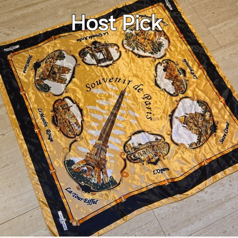 J. Mico Sancho Souvenir de Paris Silky Scarf
